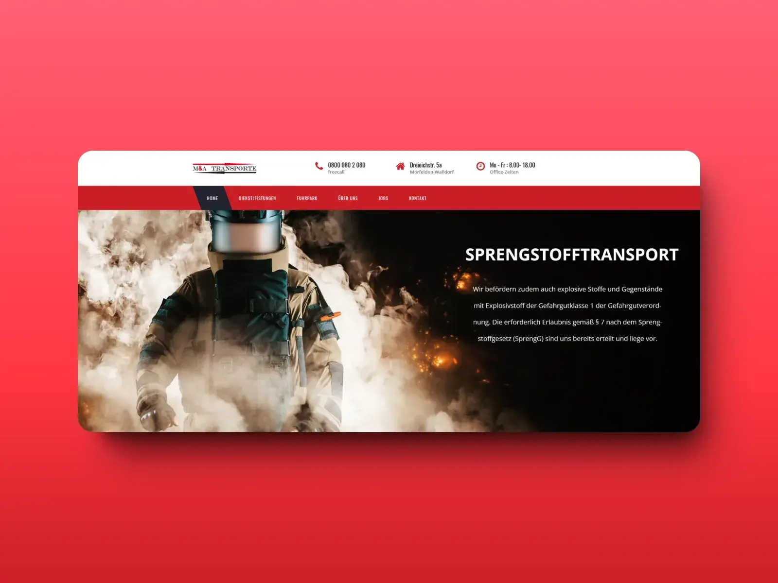 M&A Transporte: Website und Social Media seit 2019 aus einer Hand