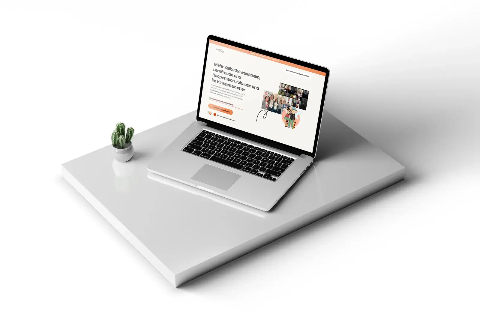 Stark ins Neue gGmbH: Landingpage und Meta Ads, die zur Kursanmeldung führen
